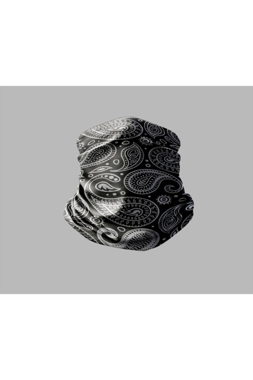 Ebru Sanatı Tasarımlı Motorcu Buff Maske Outdoor Boyunluk Unisex Bandana