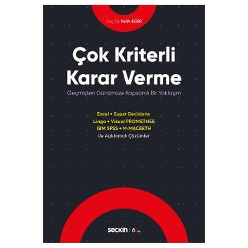 Çok Kriterli Karar Verme Fatih Ecer 2020/05