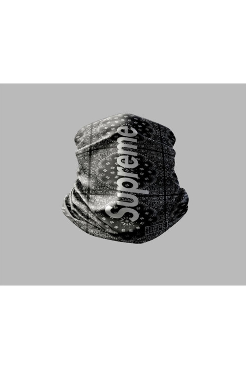 Supreme Tasarımlı Motorcu Buff Maske Outdoor Boyunluk Unisex Bandana