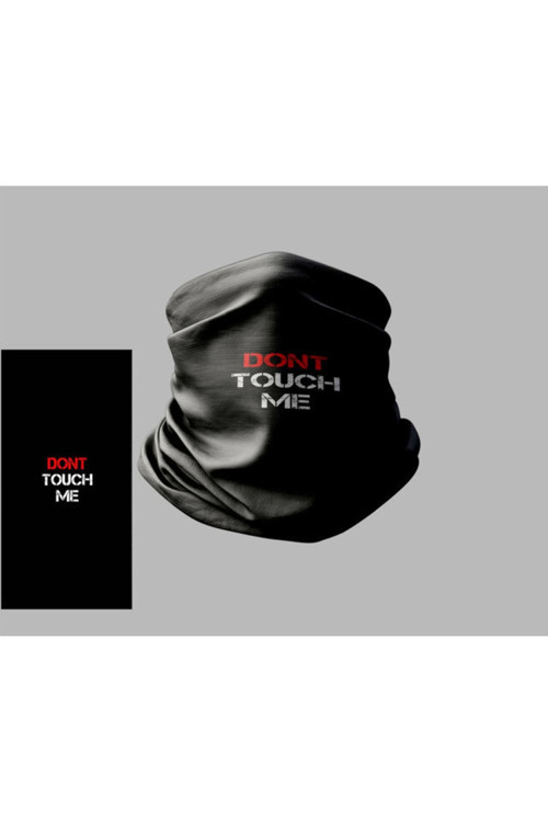 Yazı Tasarımlı Motorcu Buff Maske Outdoor Boyunluk Unisex Bandana