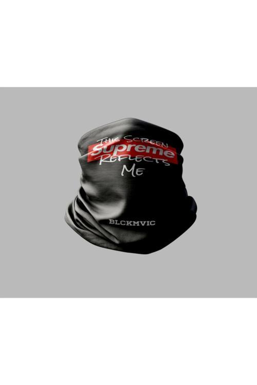 Supreme Tasarımlı Motorcu Buff Maske Outdoor Boyunluk Unisex Bandana