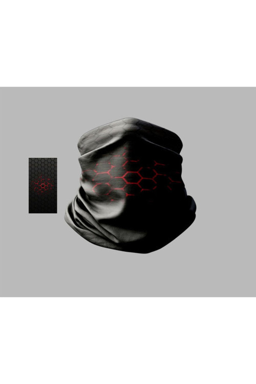 Datwork Tasarımlı Motorcu Çok Amaçlı Outdoor Boyunluk Unisex Bandana