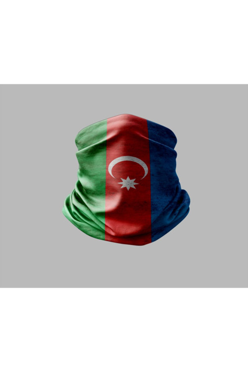 Türk Bayrağı Tasarımlı Motorcu Buff Maske Outdoor Boyunluk Unisex Bandana