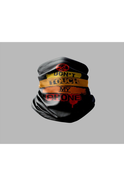 Yazı Tasarımlı Motorcu Buff Maske Outdoor Boyunluk Unisex Bandana