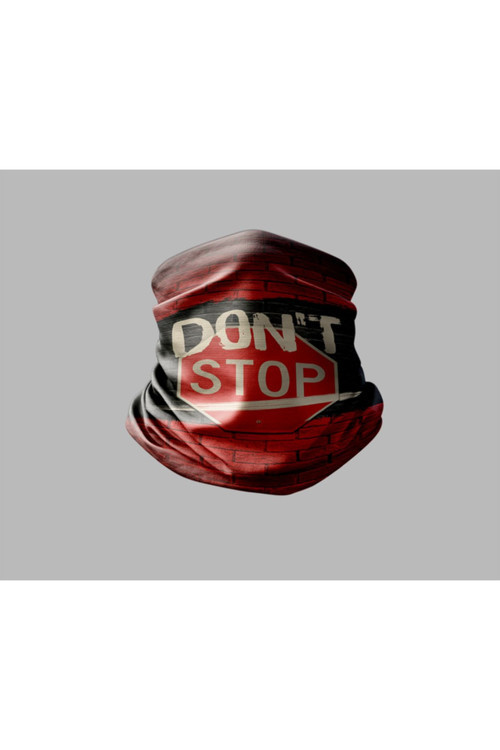 Yazı Tasarımlı Motorcu Buff Maske Outdoor Boyunluk Unisex Bandana