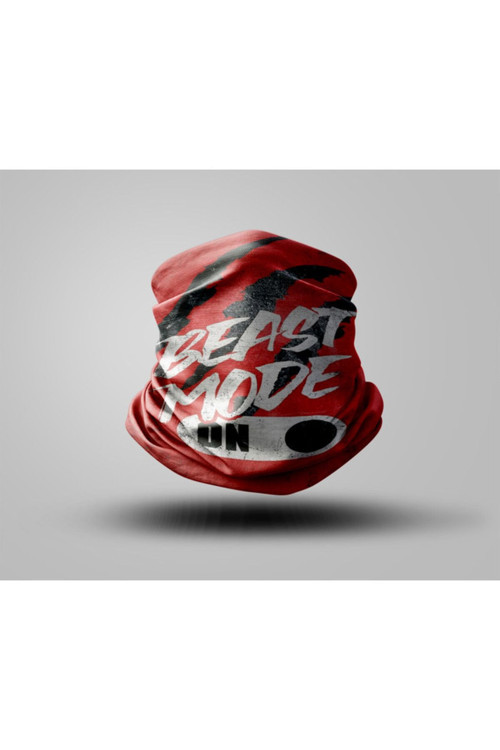 Yazı Tasarımlı Motorcu Buff Maske Outdoor Boyunluk Unisex Bandana