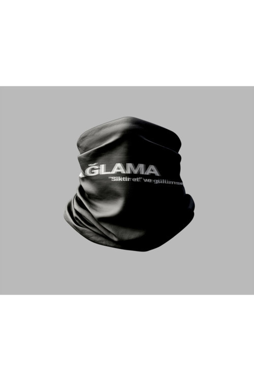 Duvar Yazısı Tasarımlı Motorcu Buff Maske Outdoor Boyunluk Unisex Bandana