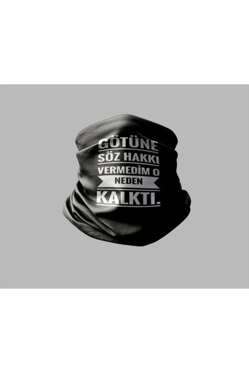 Duvar Yazısı Tasarımlı Motorcu Buff Maske Outdoor Boyunluk Unisex Bandana