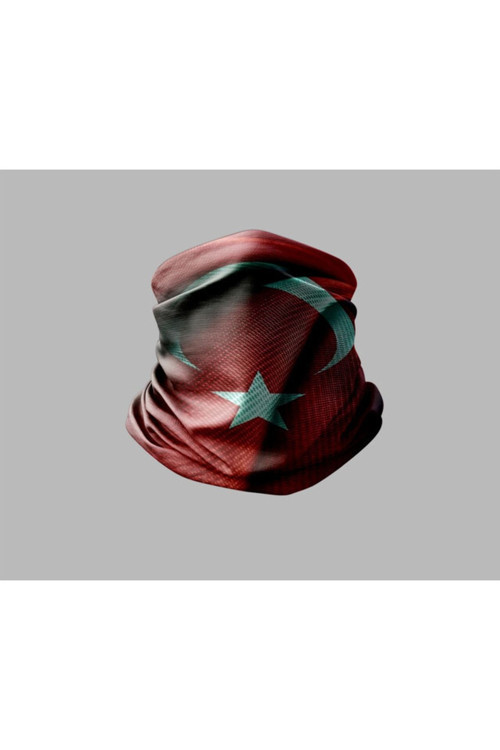 Türk Bayrağı Tasarımlı Motorsiklet Bandana