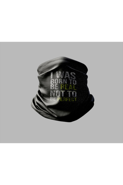 Yazı Tasarımlı Motorcu Buff Maske Outdoor Boyunluk Unisex Bandana