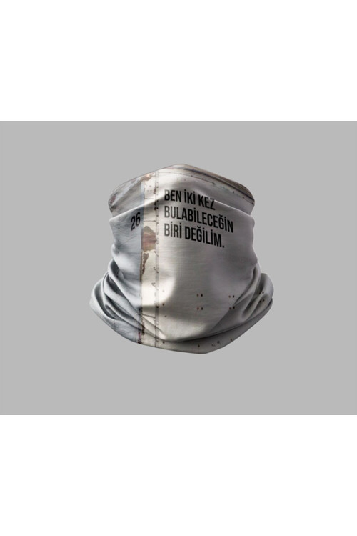 Duvar Yazısı Tasarımlı Motorcu Buff Maske Outdoor Boyunluk Unisex Bandana