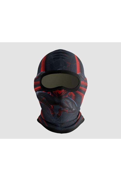 Kış Için Motorcu Ve Kuryeler Için Outdoor Rüzgar Ve Antialerjik Desenli Motorcu Maskesi