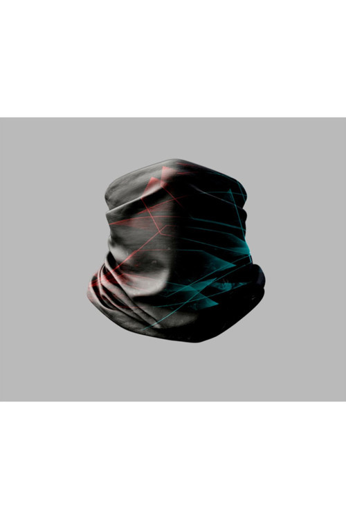 Yazı Tasarımlı Motorcu Buff Maske Outdoor Boyunluk Unisex Bandana