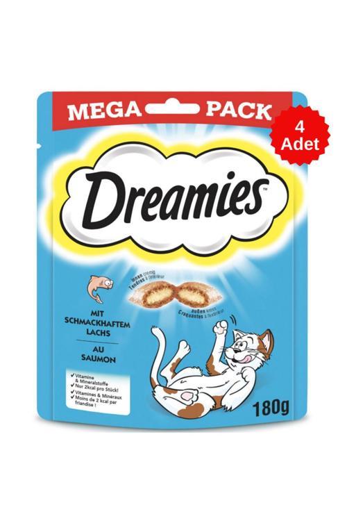 İçi Dolgulu Somonlu Kıtır Kedi Ödülü Mega Paket 180 Gr 4 Adet