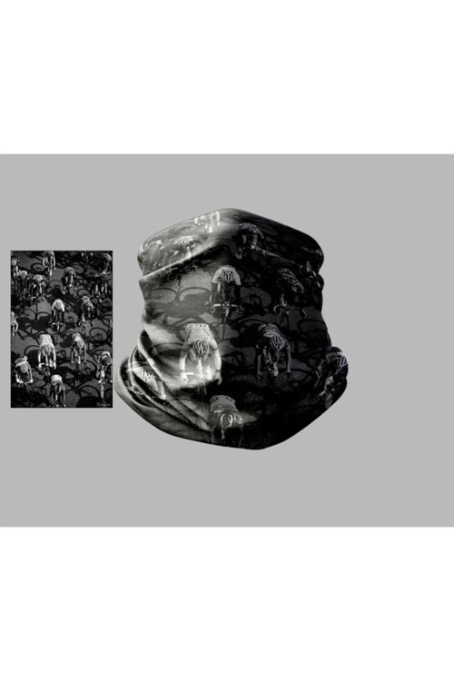 Bisiklet Tasarımlı Motorcu Çok Amaçlı Outdoor Boyunluk Unisex Bandana