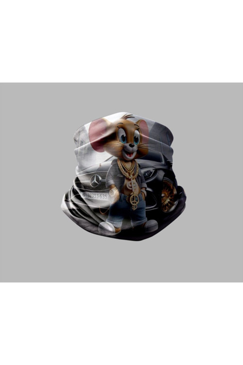 5D Karakter Tasarımlı Motorcu Buff Maske Outdoor Boyunluk Unisex Bandana