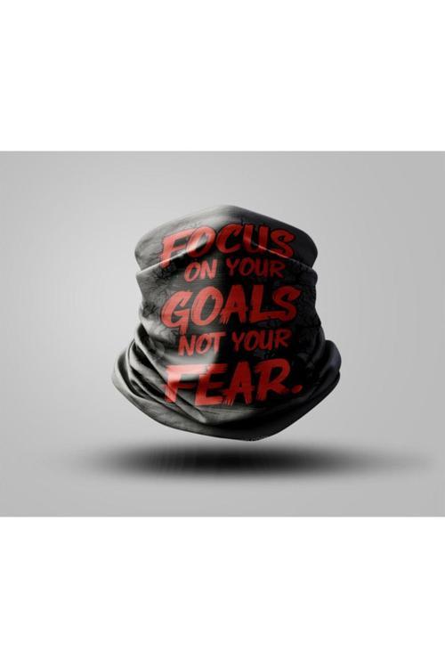 Yazı Tasarımlı Motorcu Buff Maske Outdoor Boyunluk Unisex Bandana