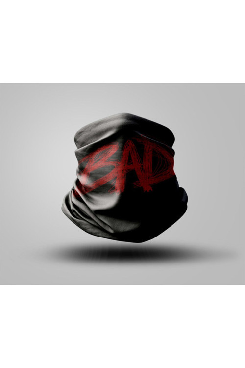 Yazı Tasarımlı Motorcu Buff Maske Outdoor Boyunluk Unisex Bandana