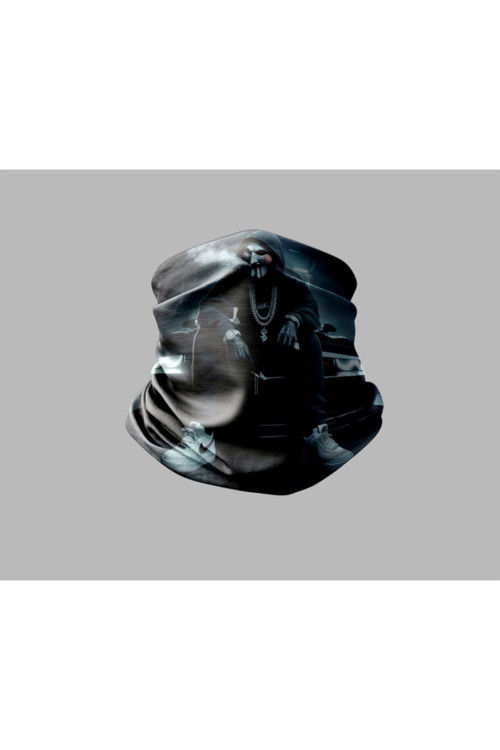5D Karakter Tasarımlı Motorcu Buff Maske Outdoor Boyunluk Unisex Bandana