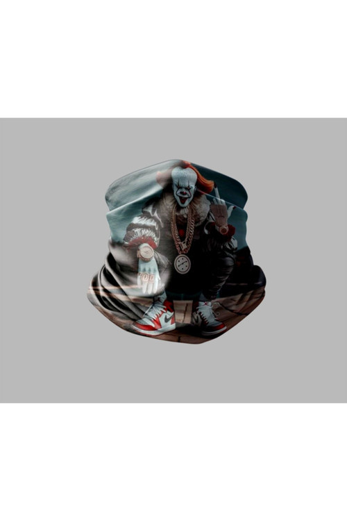5D Karakter Tasarımlı Motorcu Buff Maske Outdoor Boyunluk Unisex Bandana