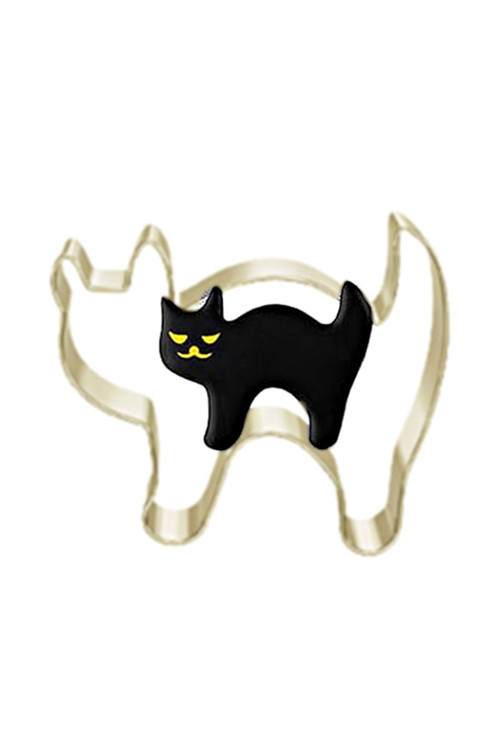 Halloween Kedi Kurabiye Kalıbı Şekillendirici Kopat
