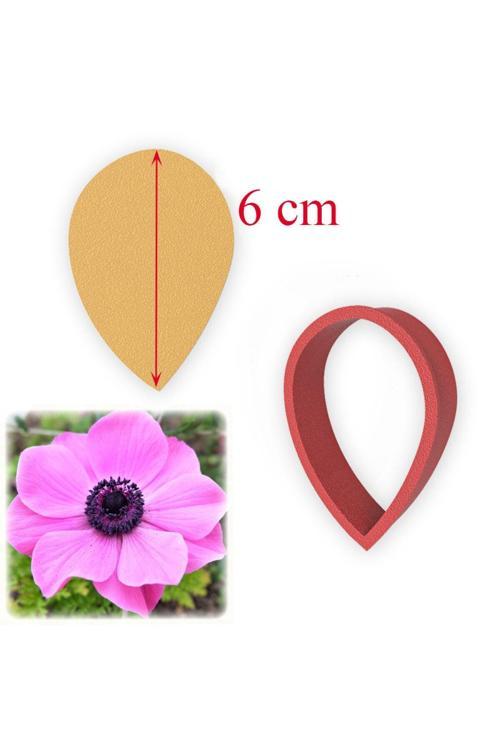 Yaprak Kurabiye Kalıbı Şekillendirici Kopat Kesici - 6 Cm