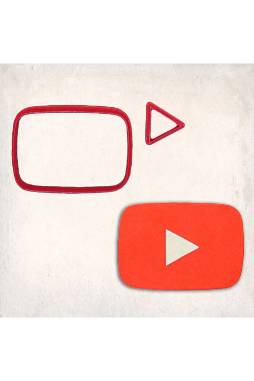 Youtube Logo Detay Kurabiye Kalıp Seti 2’Li