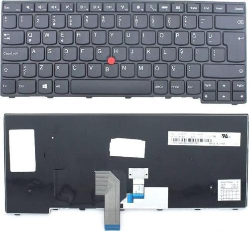 Lenovo ThinkPad T450  Uyumlu Notebook Klavyesi - Siyah - TR