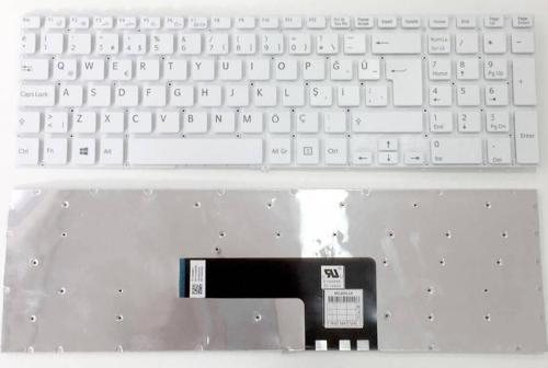 Sony Fit 15A Notebook Klavye Tuş Takımı-Beyaz