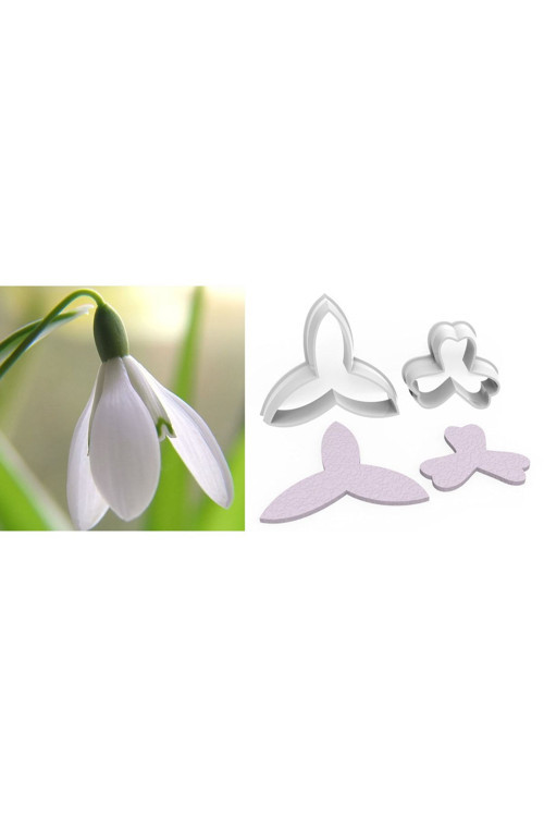 Kardelen Büyük Boy Çiçek Yapım Kesici Set 2’Li – 6Cm