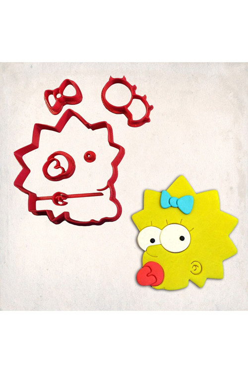 Maggie Simpson Detay Kurabiye Kalıp Seti 5’Li