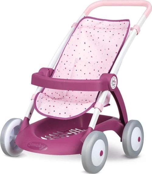 Baby Nurse Chulli Pop Oyuncak Bebek Arabası Pembe-Mor 254003