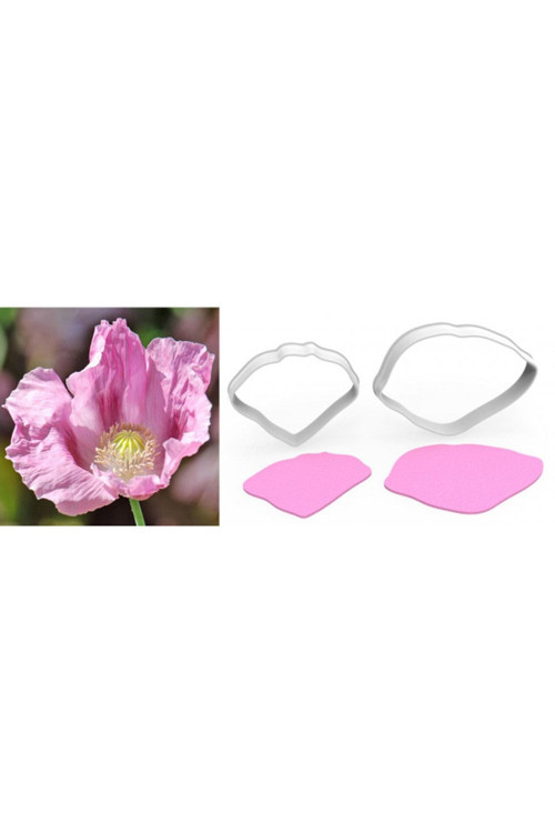 Izlanda Gelincik Çiçek Yapım Kesici Set 2’Li – 6Cm