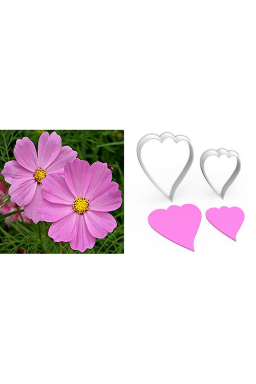 Kozmoz Çiçek Yaprak Kesici Set 2’Li – 5Cm