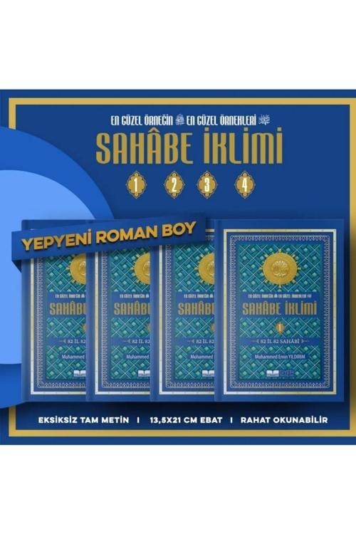 Siyer Yayınları En Güzel Örneğin En Güzel Örnekleri Sahabe İklimi;82 İl 82 Sahabe 4 Cilt ( Roman Boy )