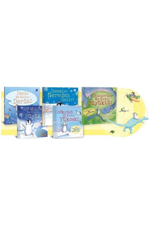 Tübitak Okul Öncesi Penguen Pipkin Ciltli 5 Kitap Set (3+ Yaş)