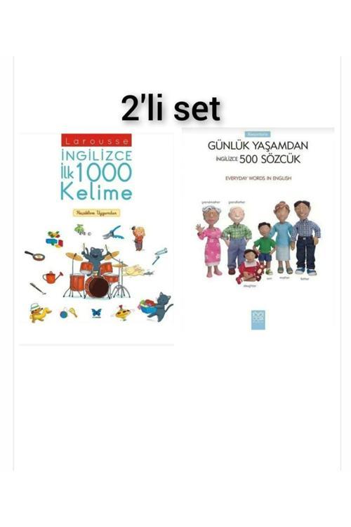 ingilizce ilk 1000 kelime ve resimlerle günlük yaşamdan ingilizce 500 sözcük 2 li set