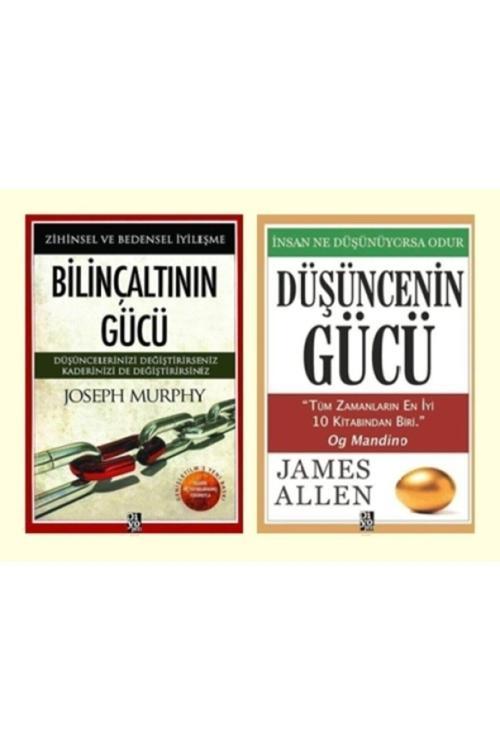 Kişisel Gelişim Seti 2 Kitap (Bilinçaltının Gücü-düşüncenin Gücü )