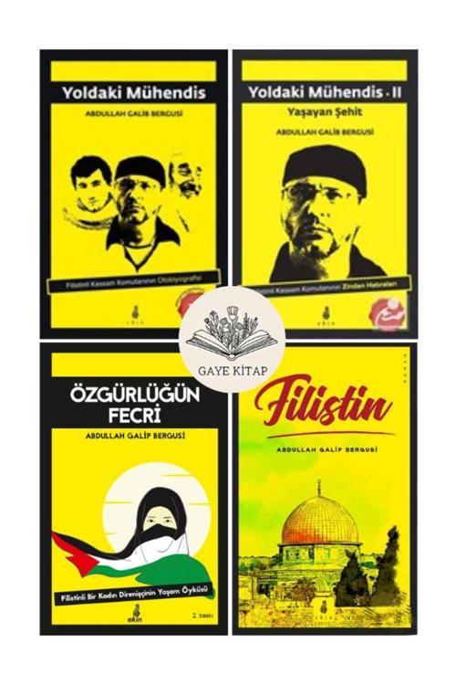 Ekin Yayınları Yoldaki Mühendis Yoldaki Mühendis 2 Özgürlüğün Fecri Filistin 4 Kitap Set Abdullah Galib Bergusi