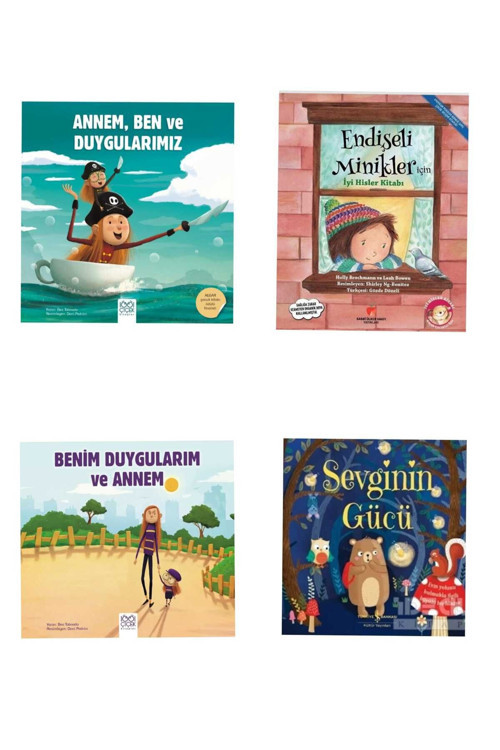 Endişeli Minikler Için Iyi Hisler Kitabı , Annem Ben Ve Duygularımız ,Benim Duygularım ve Annem,gücü
