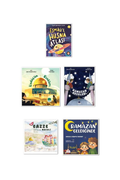 esmaü'l hüsna atlası,kudüs'ün renkleri,ramazan geceleri,bir gazze masalı ve ramazan geldiğinde
