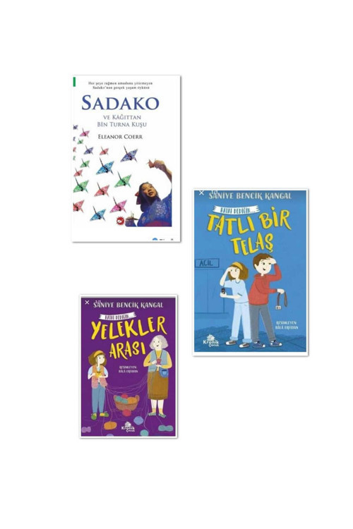 sadako , tatlı bir telaş ve yelekler arasında 3 lü set