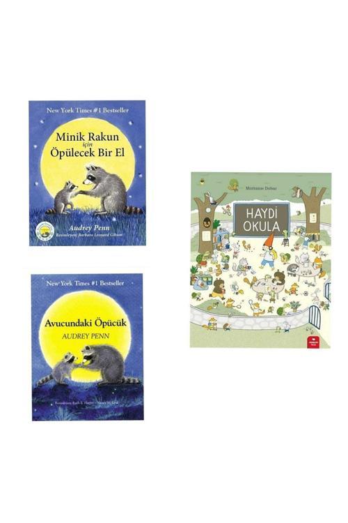 Avucundaki Öpücük ,minik Rakun Için Öpülecek Bir El Ve Haydi Okula