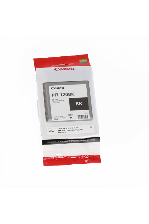 ® Pfı-120 Bk (Photo Black) Fotoğraf Siyahı Plotter Orijinal Mürekkep Kartuş 130 Ml. (2885C001)
