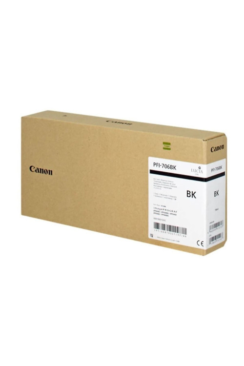 ® Pfı-706 Bk (Photo Black) Plotter Orijinal Mürekkep Kartuş 700 Ml. (6681B001)