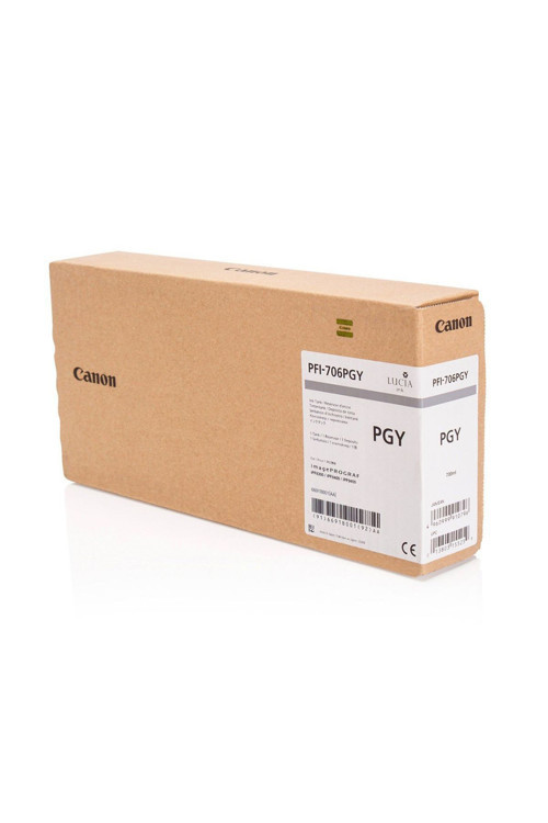 ® Pfı-706 Pgy (Photo Gray) Fotoğraf Gri Plotter Orijinal Mürekkep Kartuş 700 Ml. (6691B001)