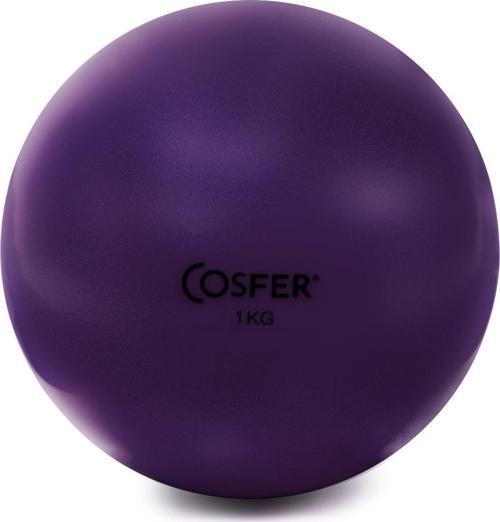 Pilates Ağırlık ( Toning) Topu 1 Kg Mor