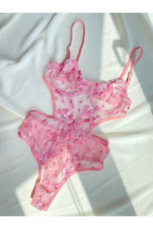 Villy Pinky Bodysuit Pembe 85C
