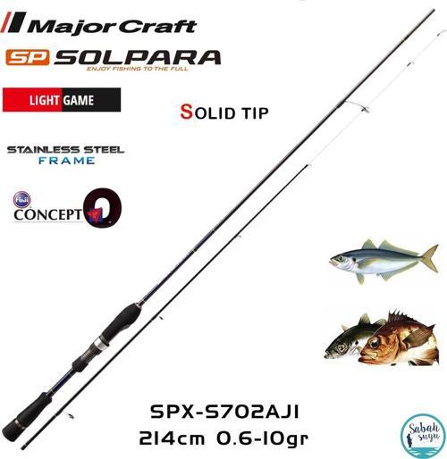 Solpara SPX-S702AJI Solid 214cm 0.6-10gr (2P) LRF Kamış