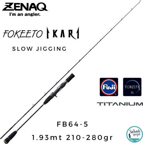 Fokeeto FB64-5 İkari 193cm 210-280gr Tetikli Slow Jigging Kamış